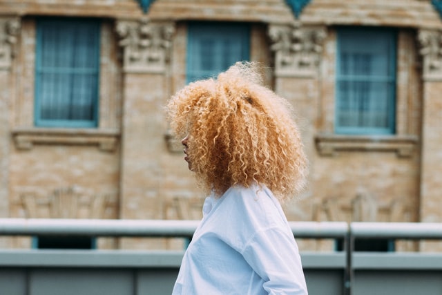 Girl with blonde Curls